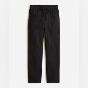 J. Crew New seaside pant in soft gauze in black (Size M)